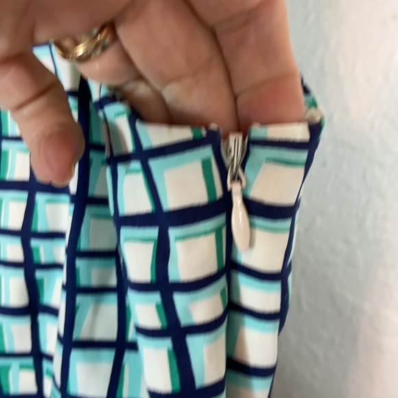 Kate Spade Tatiana sleeveless peplum top xs - Picture 3 of 6